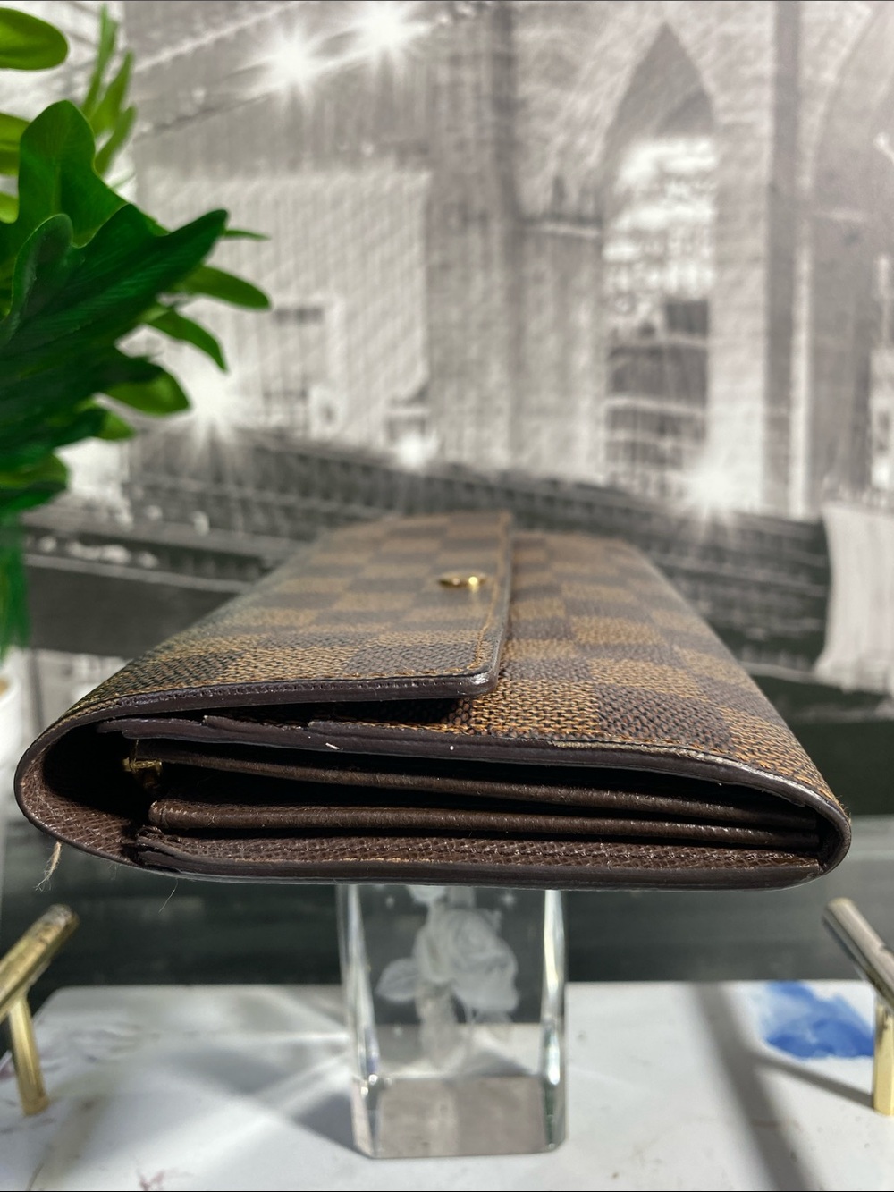 Authentic Louis Vuitton Damier Long Sarah Wallet - Picture 15 of 16